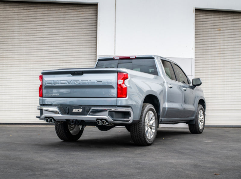 Borla 19 Chevrolet Silverado/GMC Sierra 1500 6.2L SS (S-Type) Catback Exhaust - Square Chrome Tips 140783 140783 Photo - lifestyle view