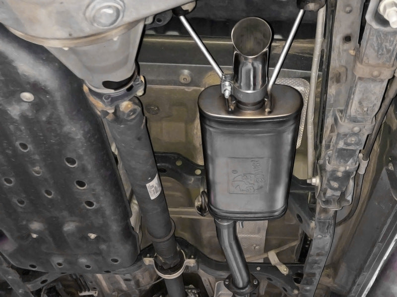 aFe ROCK BASHER 2.5in 409 SS Cat-Back Exhaust - 16-20 Toyota Tacoma L4-2.7L / V6-3.5L 49-46046 49-46046 Photo - Mounted