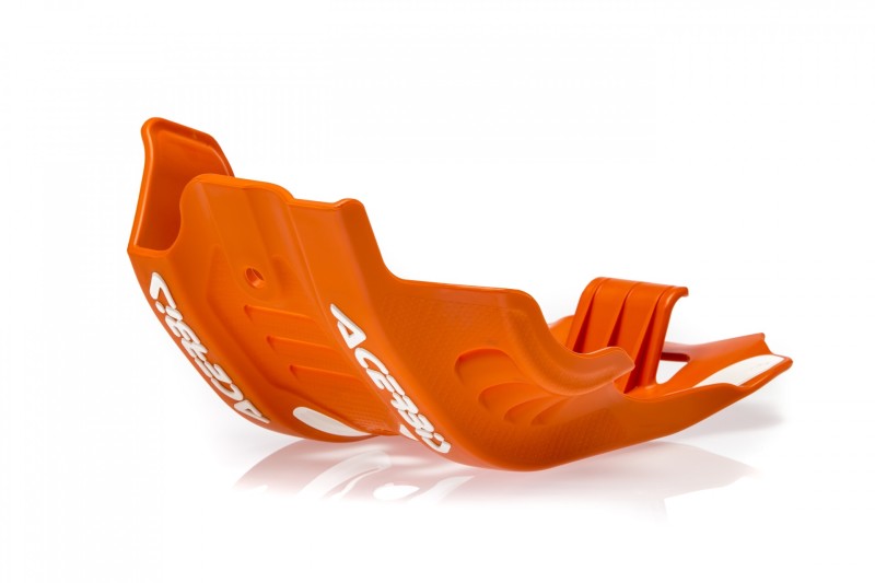 Acerbis 20-23 KTM EXC-F500/ XCF-W500 Skid Plate - 16 Orange/White 2791645321 2791645321 Photo - Primary