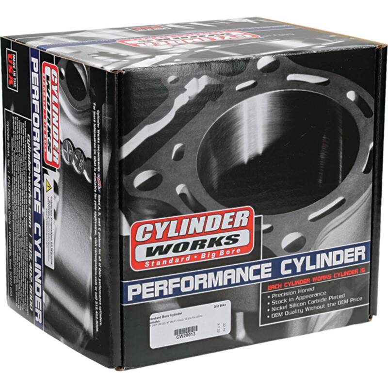 Cylinder Works 20-24 Yamaha WR 250 F 250cc Standard Bore Cylinder 77mm CW20013 CW20013 Photo - Primary