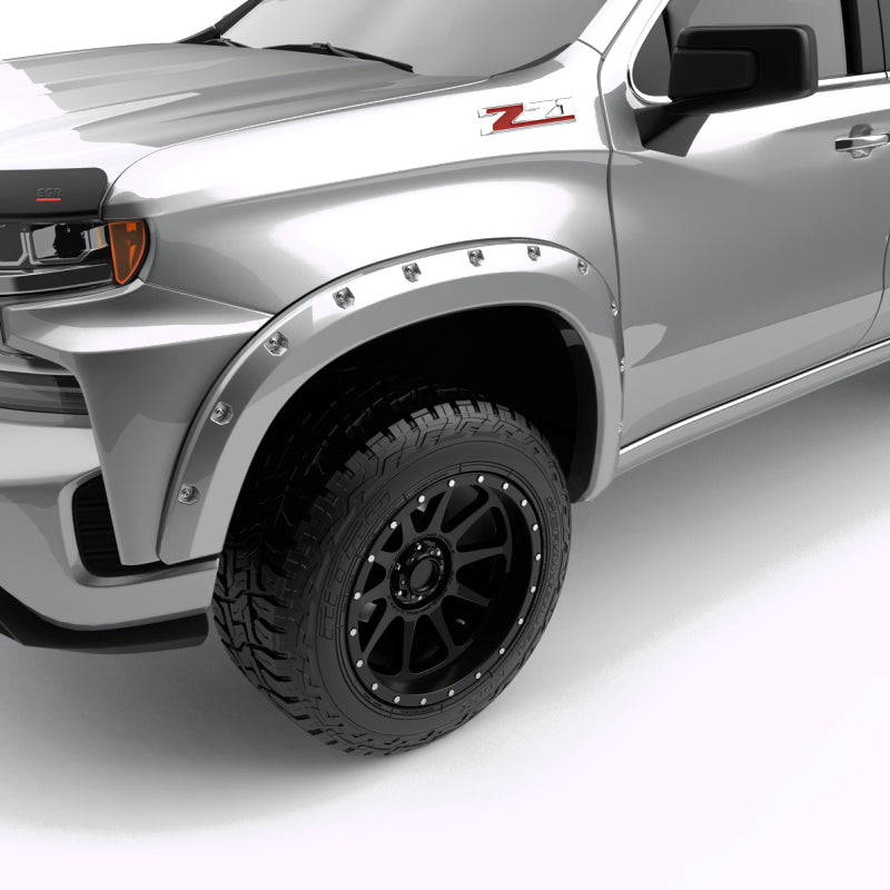 EGR 2019 Chevy 1500 Color Match Style Fender Flare - Set - Switchblade Silver 791694-GAN 791694-GAN User 1