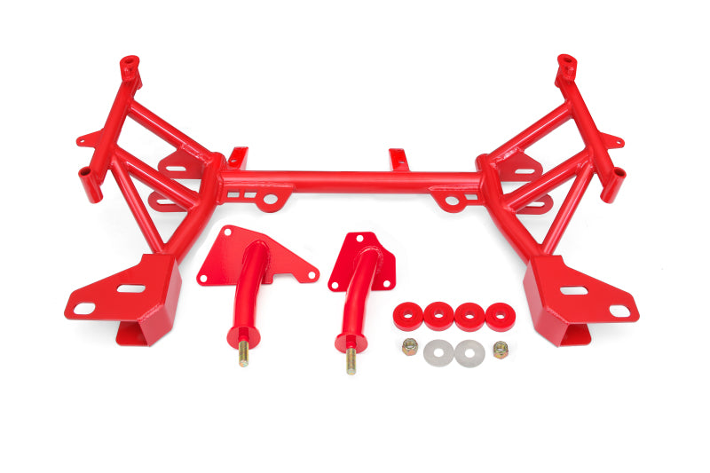 BMR Suspension BMR 93-02 4th Gen F-Body K-Member LT1 Motor Mounts Pinto Rack Mounts Red KM346R KM346R Photo - Primary