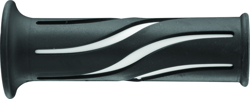 BikeMaster 7/8in Wave Grips - Black/White 105937 105937 Photo - Primary