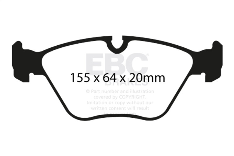 EBC Disc Brake Pad Set DP41552R Photo - Primary
