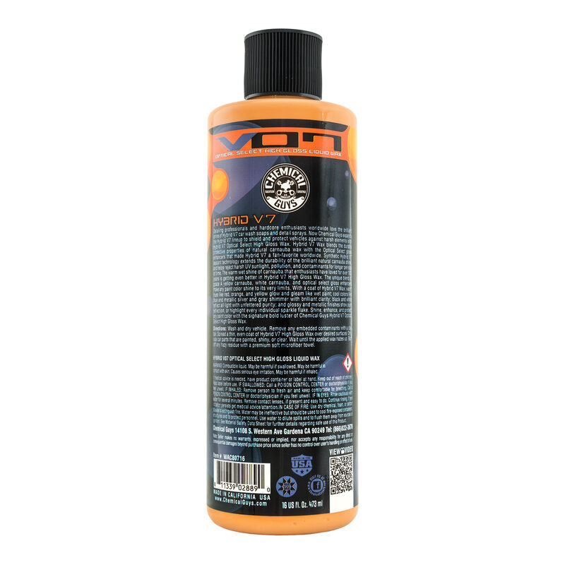Chemical Guys Hybrid V07 Optical Select High Gloss Liquid Wax - 16oz (P6) WAC80716 WAC80716 User 1