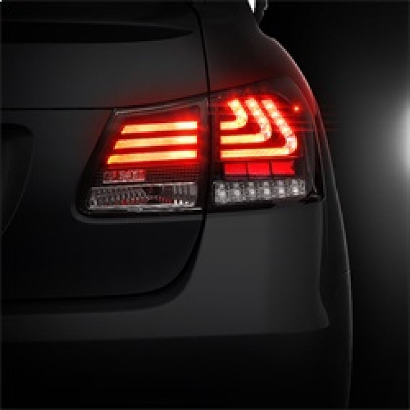 Spyder 07-11 Lexus GS 350 LED Tail Lights Black ALT-YD-LGS06-LED-BK 5082596 5082596 Photo - Mounted