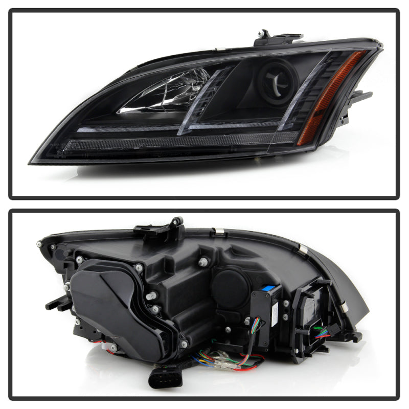 Spyder 08-15 Audi TT (HID Model Only) Projector Headlights - Sequential Signal - Black 5086891 5086891 User 1