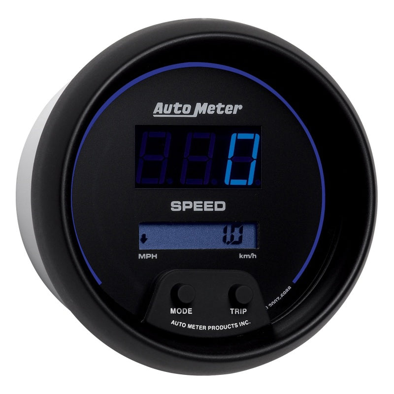 Autometer Gauge, Speedo, 3 3/8", 260mph / 260 km/h, Elec. Program., Digital 6988 User 3