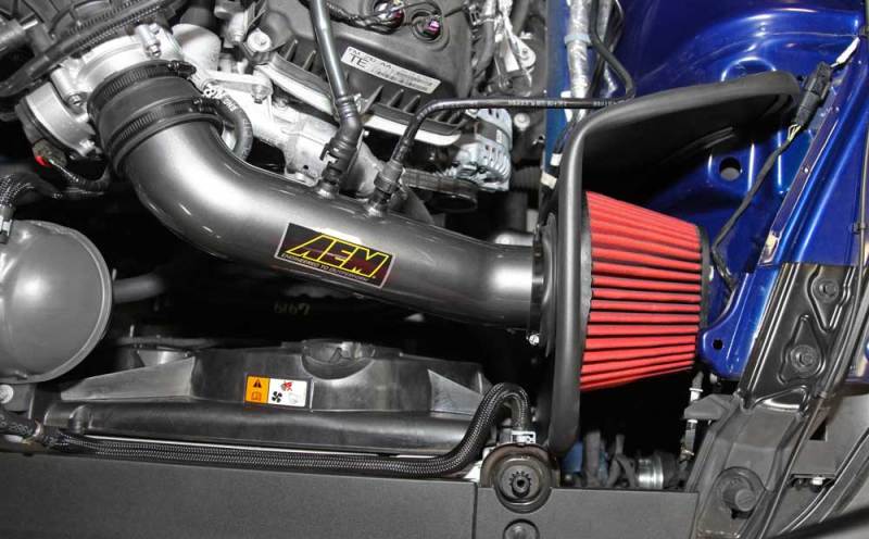 AEM Induction AEM 2015 Ford Mustang 3.7L - Cold Air Intake System 21-755C 21-755C Photo - Mounted