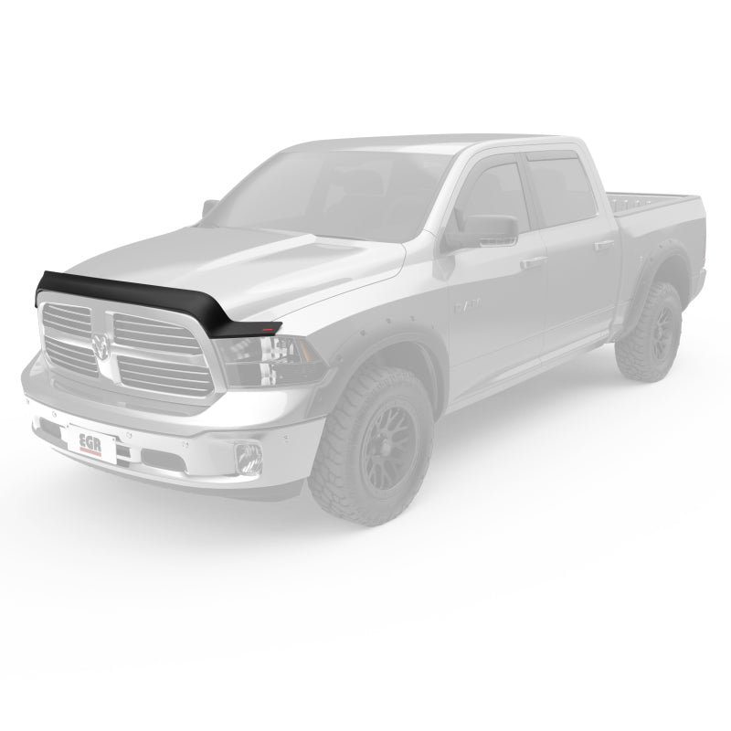 EGR 09-13 Dodge Ram Pickup Superguard Hood Shield - Matte (302655) 302655 302655 Photo - Mounted