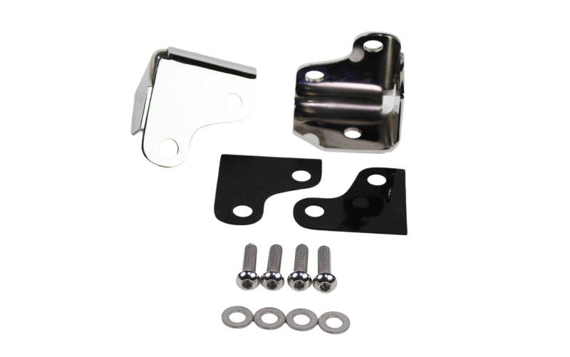 Kentrol 07-18 Jeep Wrangler JK Windshield Light Mount - Polished Silver 30701 30701 Photo - Primary