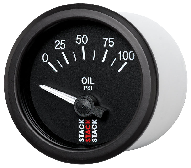 Autometer Gauge OilP Elec 52mm Blk 100psi ST3202 User 2