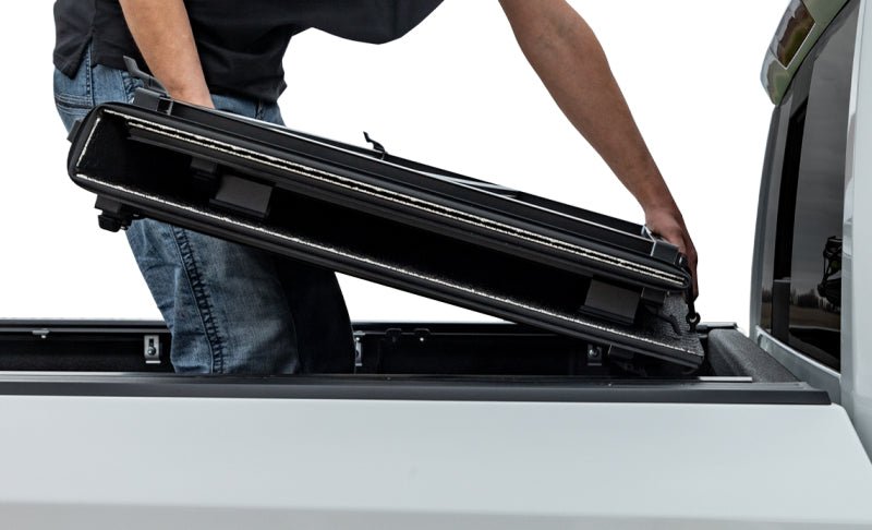 Access LOMAX Professional Series Tri-Fold Cover 02-18 Dodge/Ram 1500 5ft 7in Bed (w/o Rambox) B0040019 B0040019 Photo - Mounted