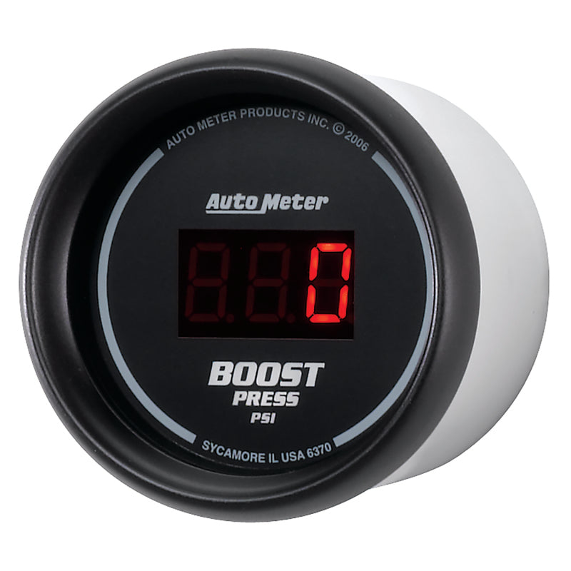 Autometer Gauge, Boost, 2 1/16", 60 Psi, Digital, Black Dial w/ Red Led 6370 User 2