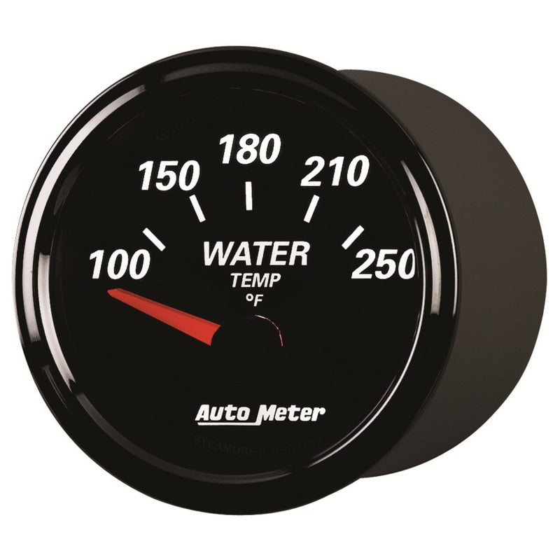 Autometer 2-1/16" Water Temperature, 100-250 °F, Air-Core, Designer Black II 1238 User 3