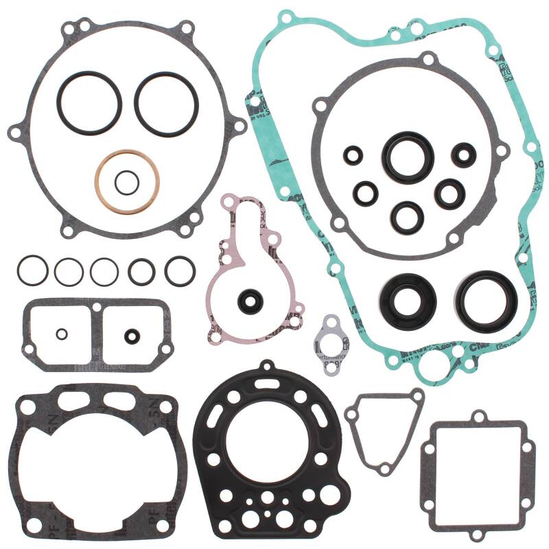 Vertex Pistons Vertex Gaskets 90-91 Kawasaki KX125 Complete Gasket Kit w/ Oil Seals 811423 811423 Photo - Primary