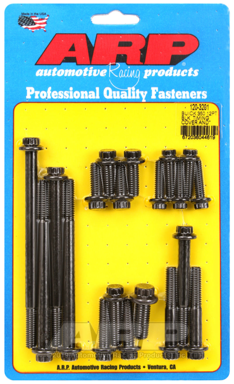 ARP Buick 350 Timing Cover & Water Pump 12pt Bolt Kit 120-3201 User 1