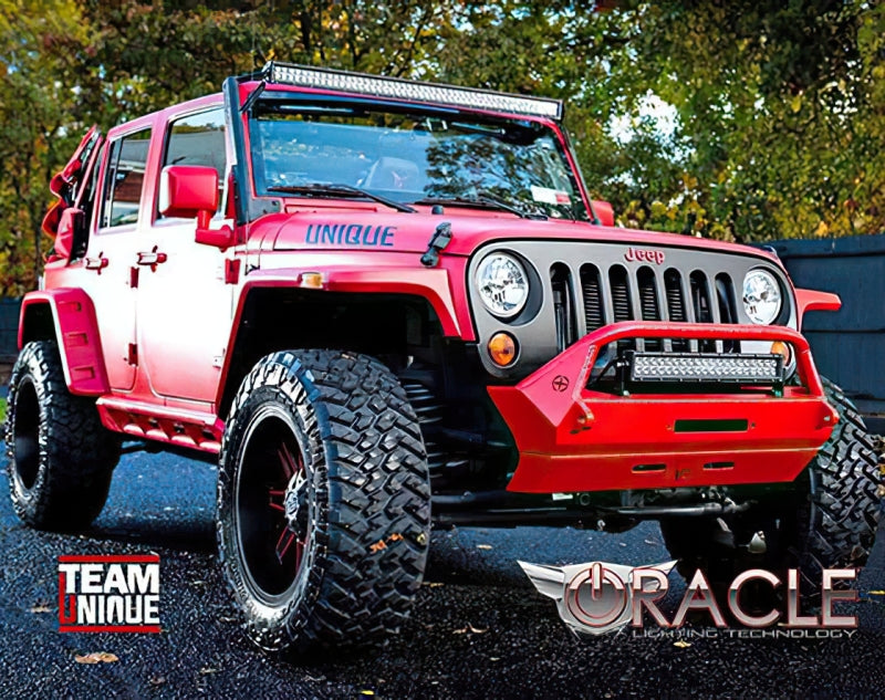 ORACLE Lighting Oracle Jeep JK Upper Windshield Brackets (Pair) 2046-504 2046-504 Photo - lifestyle view