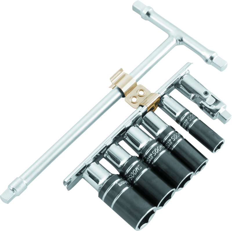 BikeMaster 1/4in Drive T-Handle Wrench Set - Metric 6-pt Sockets (8mm/10mm/12mm/13mm/14mm) 151585 151585 Photo - Primary