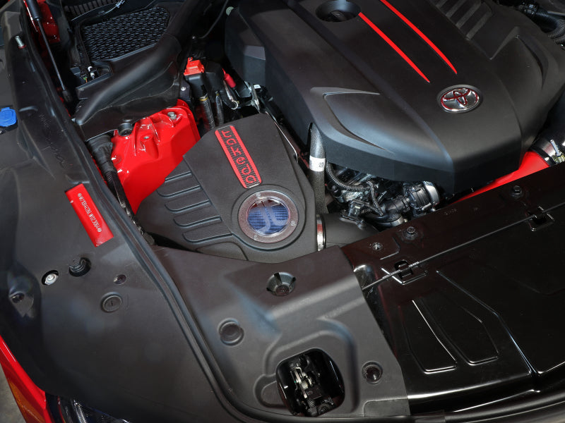 aFe Takeda Momentum Pro 5R Cold Air Intake System 2020 Toyota Supra (A90) 56-70015R 56-70015R Photo - Mounted