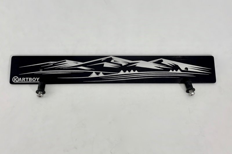 Kartboy Front Plate Delete w/ Mountain Logo KB-055-PL-MTN KB-055-PL-MTN User 1