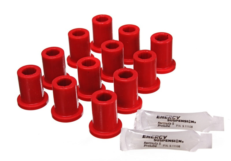 Energy Suspension Leaf Spring Bushing Set Red Toyota Land Cruiser All 1969-1980 8.2105R Photo - Primary