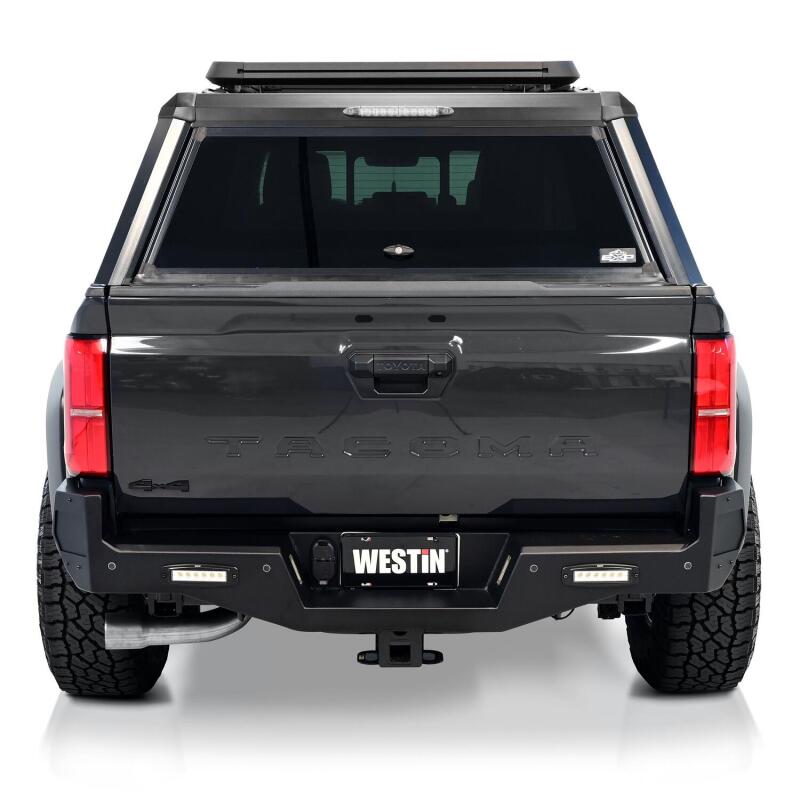 Westin 2024 Toyota Tacoma Pro-Series Rear Bumper - Textured Black 58-422785 58-422785 Photo - lifestyle view
