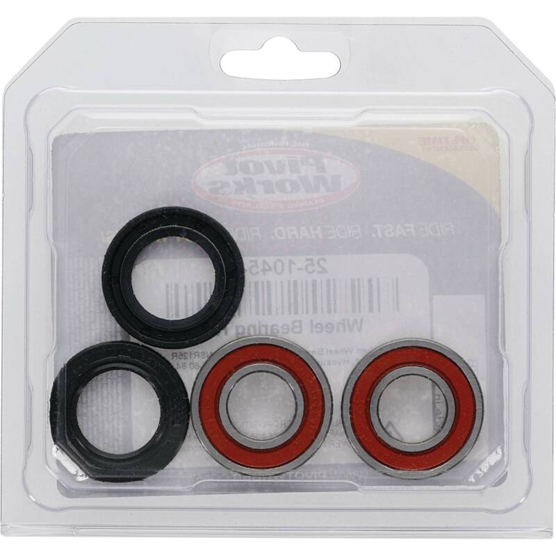 Pivot Works Honda, Hyosung, Suzuki Wheel Bearing Kit Premium Bearings 25-1045-P 25-1045-P Photo - Primary