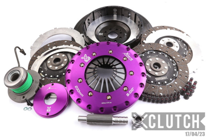 XCLUTCH 07-12 Ford Mustang Shelby GT500 5.4L 9in Triple Solid Organic Clutch Kit XKFD23681-3G XKFD23681-3G Photo - Primary