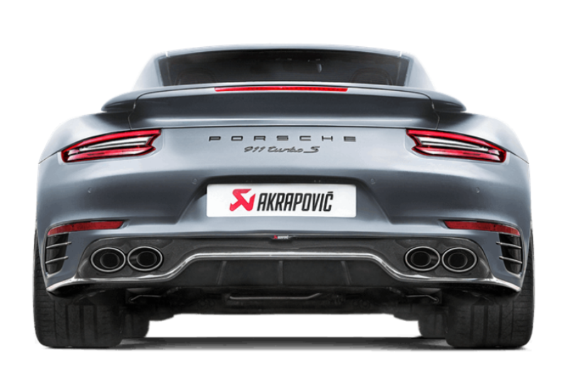 Akrapovic 16-17 Porsche 911 Turbo/Turbo S (991.2) Slip-On Line (Titanium) (Req. Tips/Diffuser) S-PO/TI/6H S-PO/TI/6H Photo - Primary