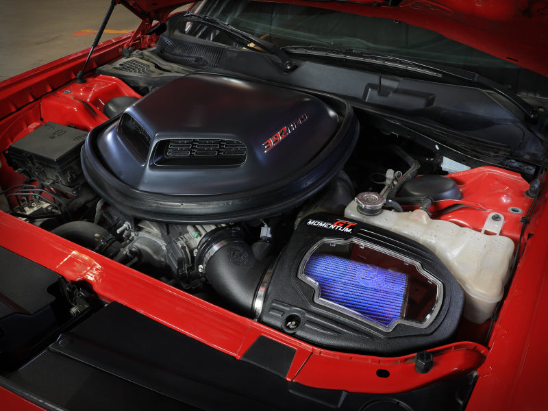 aFe Momentum GT Pro 5R Intake System 11-23 Dodge Challenger V8-6.4L HEMI w/Shaker Hood 50-70125R 50-70125R Photo - Mounted
