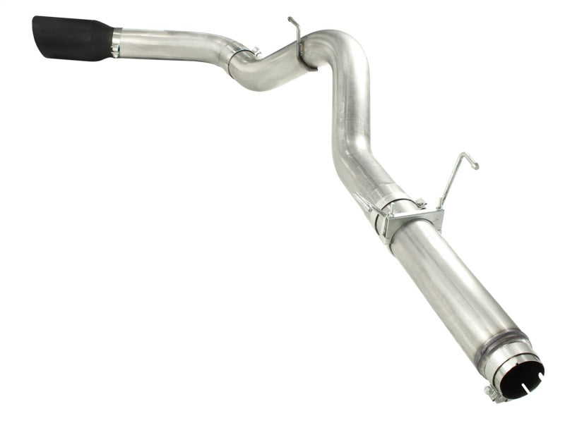 aFe ATLAS 5in Aluminized Steel DPF-Back Exhaust System w/Black Tip Dodge 49-02016-B Photo - Unmounted