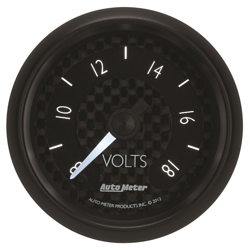 Autometer GT Series 52mm Full Sweep Electronic 8-18 Volts Voltmeter 8091 8091 User 4
