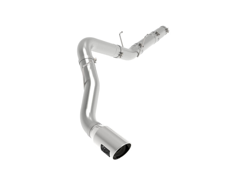 aFe ATLAS 5in DPF-Back Alum Steel Exhaust System w/Polished Tip 19-20 Ram Diesel Trucks L6-6.7L (td) 49-02078-P 49-02078-P Photo - Primary