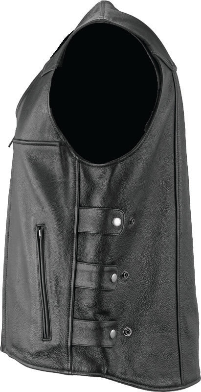 Kuryakyn Leather By River Road Plains Leather Vest Black - Small 094405 094405 User 1