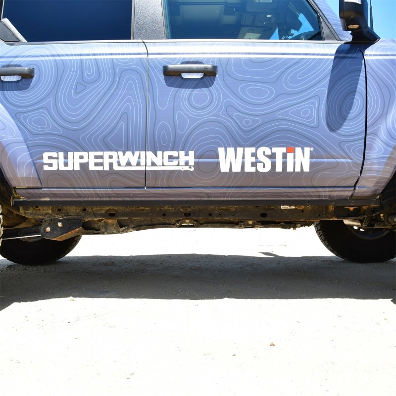 Westin 21-23 Ford Bronco 4dr (Excl. Sport) XTS Pinch Weld Covers - Tex. Blk 42-141955 42-141955 Photo - Mounted