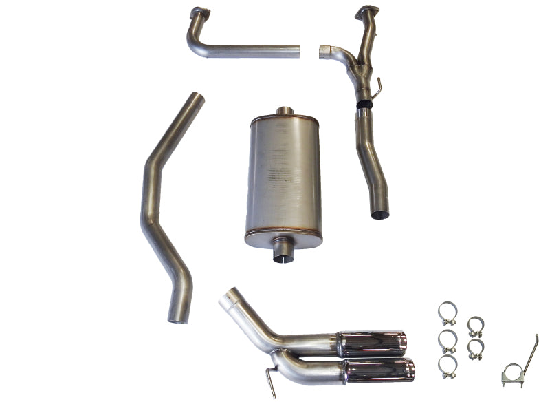 JBA 04-20 Nissan Titan 5.6L 304SS Pass Side Dual Exit Cat-Back Exhaust 30-1403 30-1403 Photo - Primary