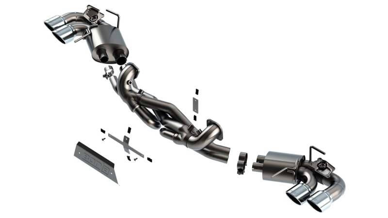 Borla 20-23 Chevrolet Corvette Stingray ATAK Cat-Back Exhaust System (Euro Spec) 140908 140908 Photo - Primary