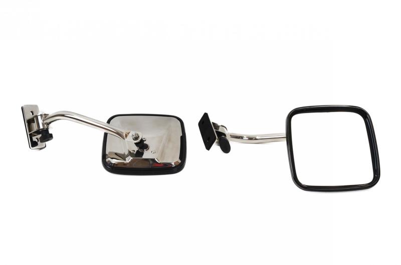 Kentrol 97-18 Jeep Wrangler TJ/JK E-Z Detach Mirrors Pair - Polished Silver 30496 30496 Photo - Primary