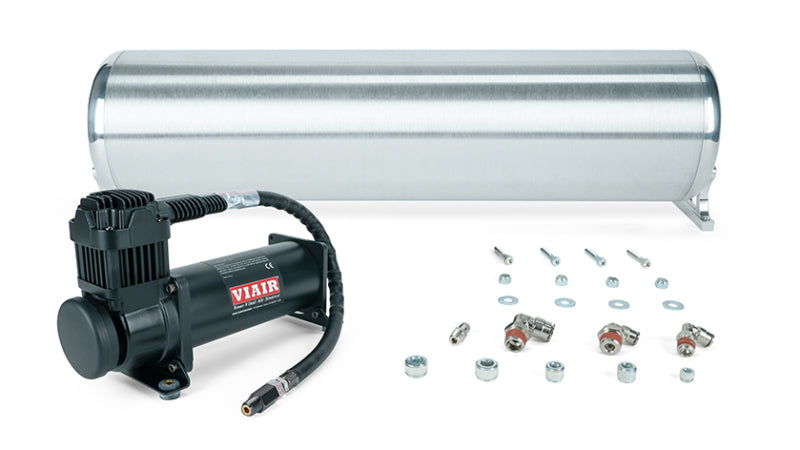 Air Lift 24in FLO Tank w/ Viair 444c Black Compressor (Incl. Fittings & Tank Mounting Hardware) 27768 27768 Photo - Primary