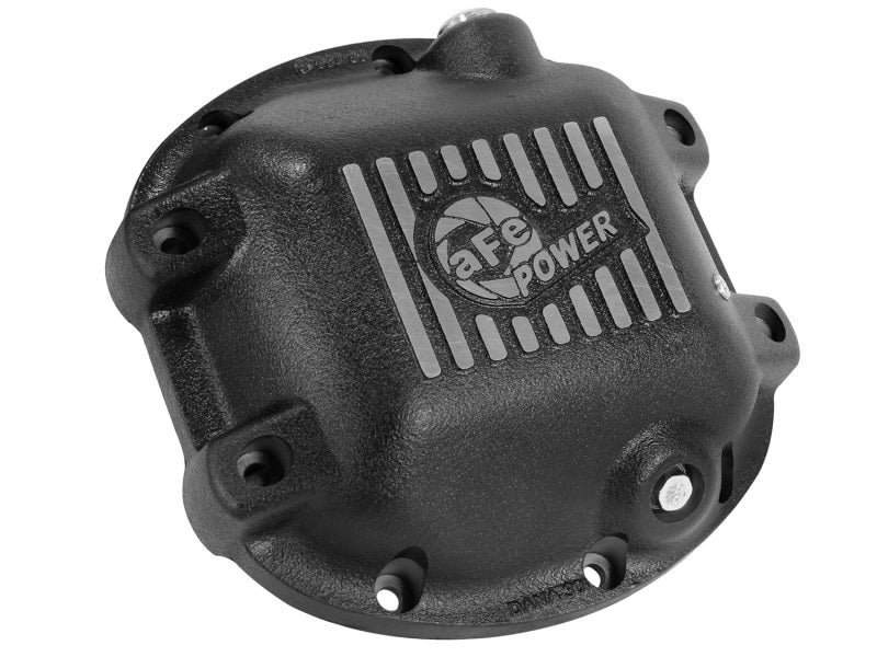 aFe Pro Series Rear Differential Cover Black w/ Machined Fins - Jeep 97-16 46-70192 Photo - Unmounted