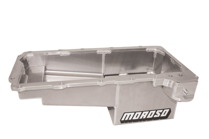 Moroso GM LS/12-15 COPO Camaro (w/Rear Sump) Drag Race Baffled Wet Sump 7qt 7.5in Aluminum Oil Pan 21158 21158 Photo - Primary