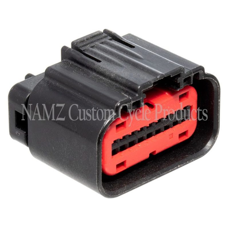 NAMZ 12-20 V-Twin FX Models AMP 18-Position Female Connector Kit w/Terminals (HD 72664-12) NA-1-488533-6 NA-1-488533-6 Photo - Primary
