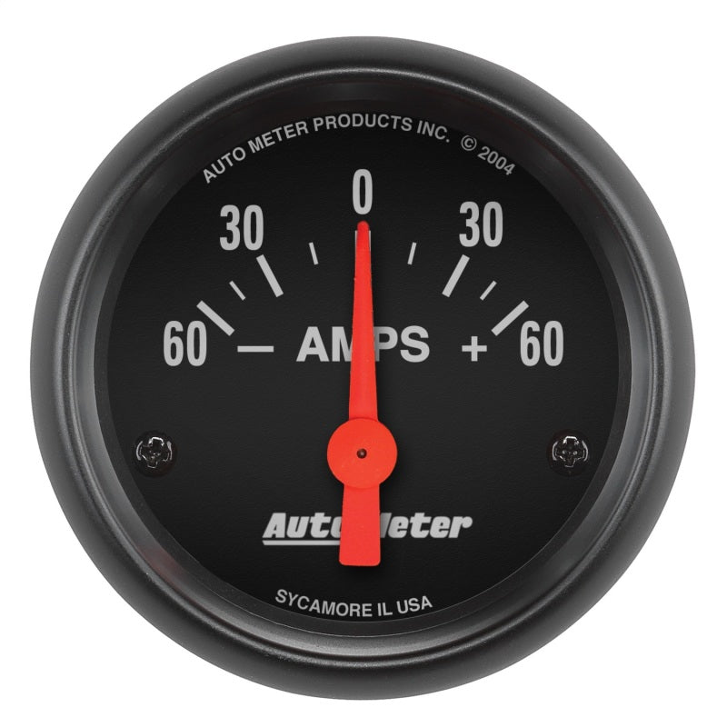 Autometer Gauge, Ammeter, 2 1/16", 60A, Electric, Z-Series 2644 Photo - Primary