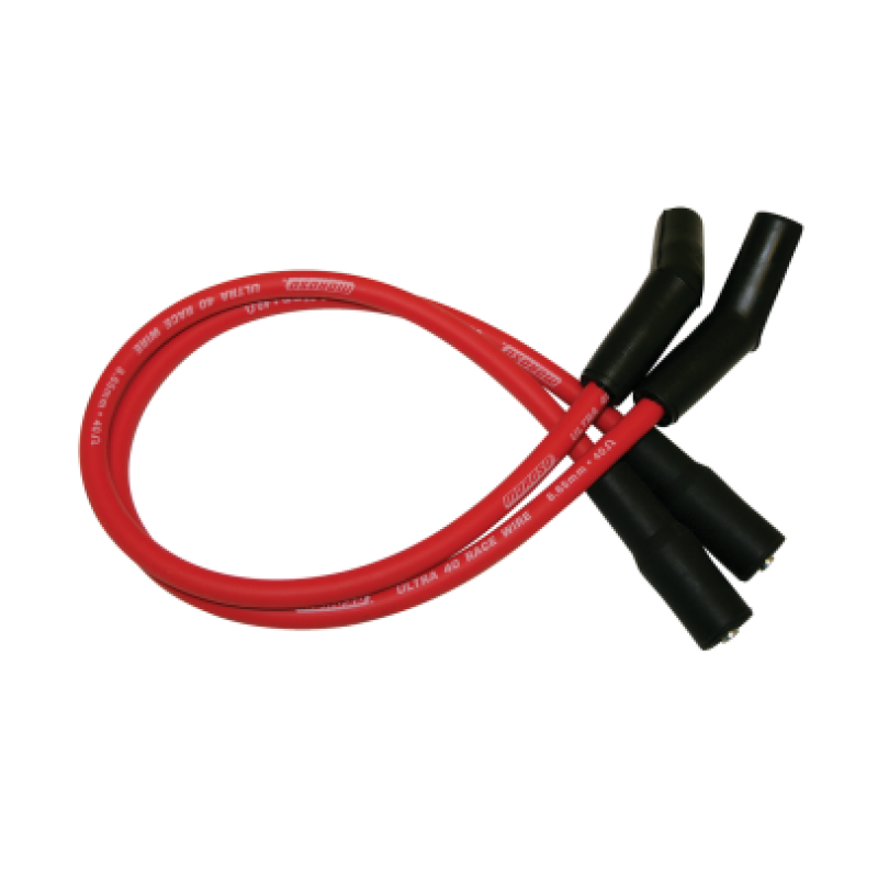 Moroso 99-08 Harley-Davidson FLT/FLHT/FLHR/FLTR Ultra 40 Wire Set - Red 28619 28619 User 1