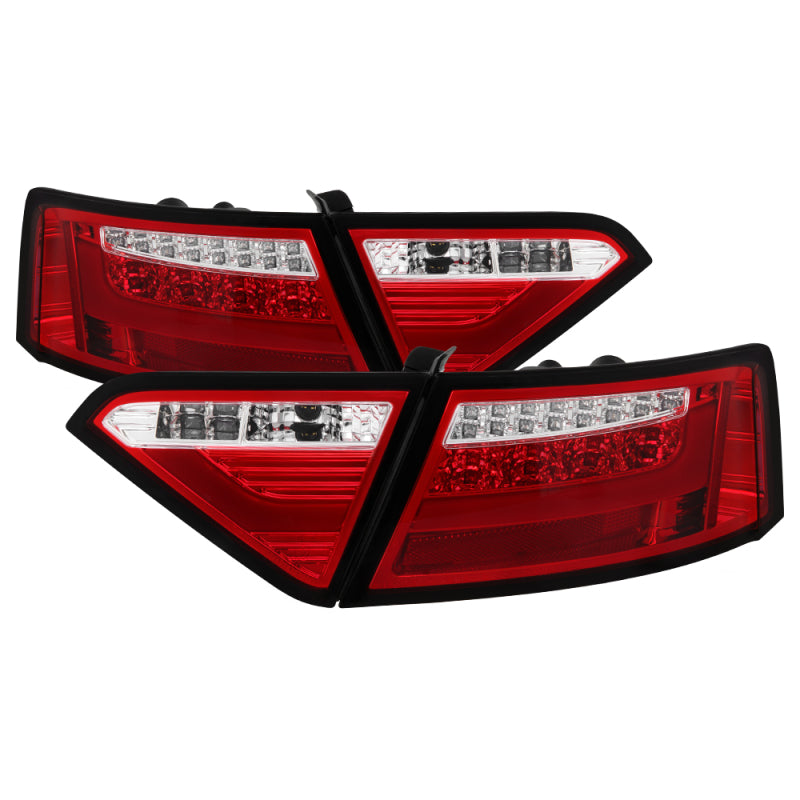 Spyder 08-12 Audi A5 LED Tail Lights - Red Clear ALT-YD-AA508V2-LED-RC 5083258 5083258 Photo - Primary