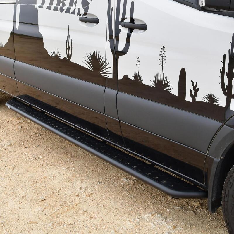 Westin 07-23 Mercedes-Benz Sprinter w/ 144in. Wheelbase Outlaw Nerf Step Bars - Textured Black 28-31035 28-31035 Photo - lifestyle view