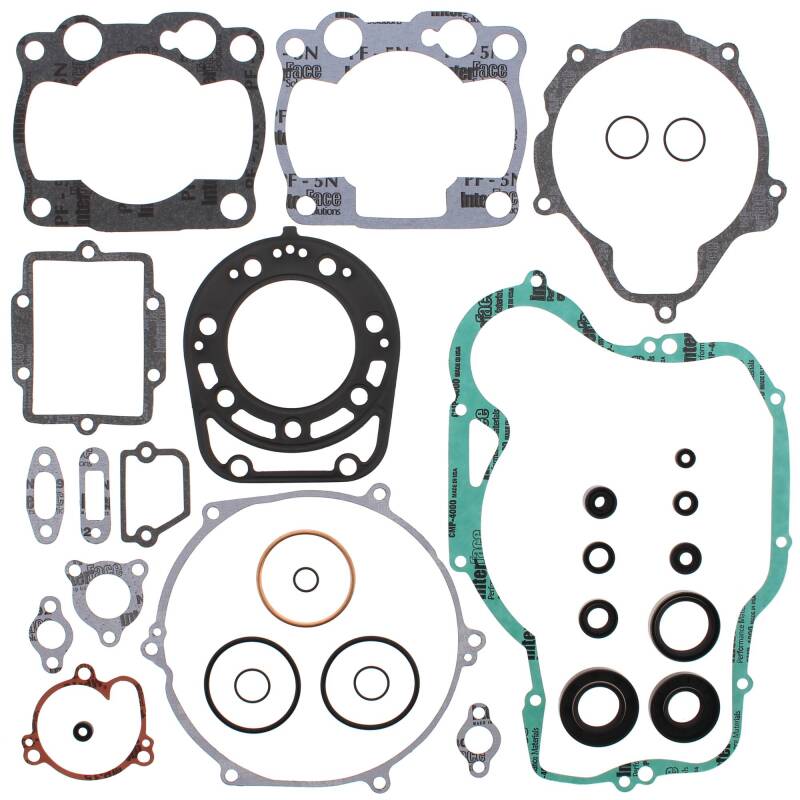 Vertex Pistons Vertex Gaskets 1992 Kawasaki KX250 Complete Gasket Kit w/ Oil Seals 811456 811456 Photo - Primary
