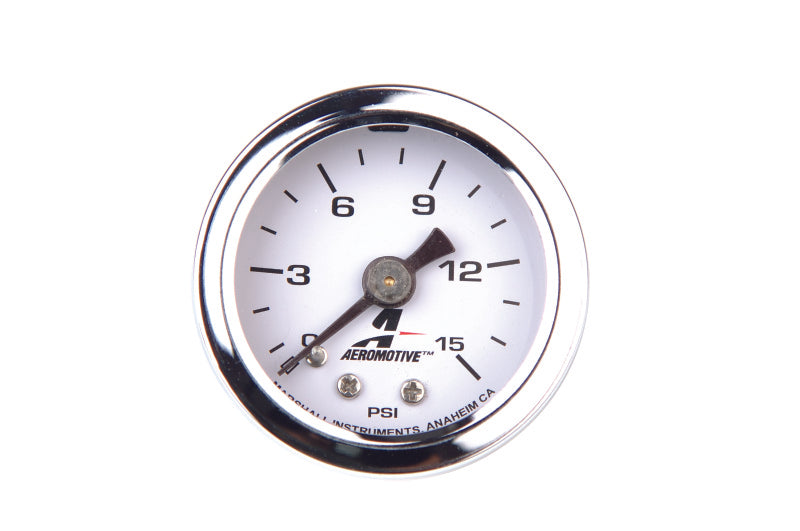 Aeromotive 0-15 psi Fuel Pressure Gauge 15632 Photo - Primary