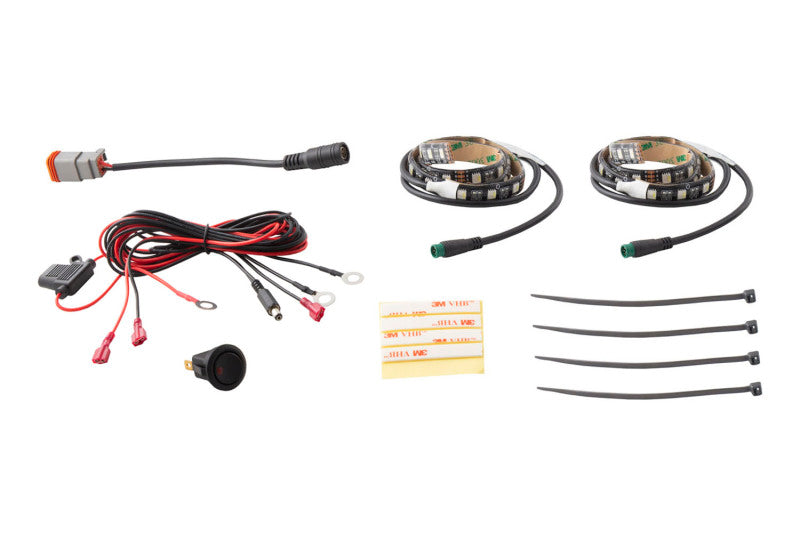 Diode Dynamics RGBW Grille Strip Kit 2pc Multicolor DD0441 DD0441 Photo - Primary